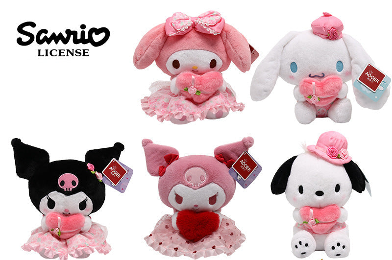 Genuine Goods Sanrio Kulomi Doll Plush Toy Cute Merlot Doll Pillow Jade Gui Dog Doll Doll