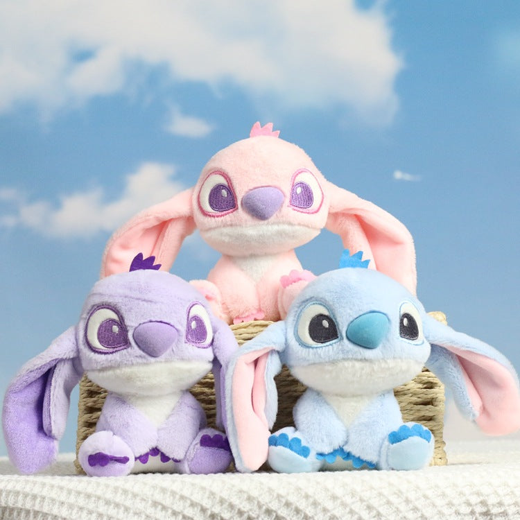 Internet Celebrity Cute Star Baby Purple Stitch Pendant Plush Toy Cartoon Stitch Doll Bag Pendant