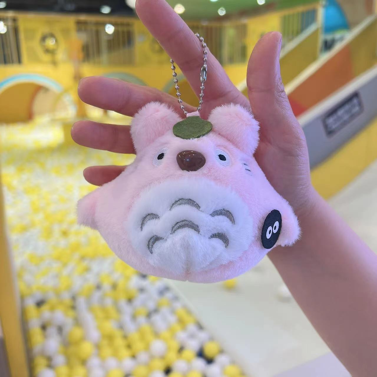 Cross-Border Totoro Pendant Japanese Plush Doll School Bag Pendant Keychain Bag Car Doll Gift Wholesale