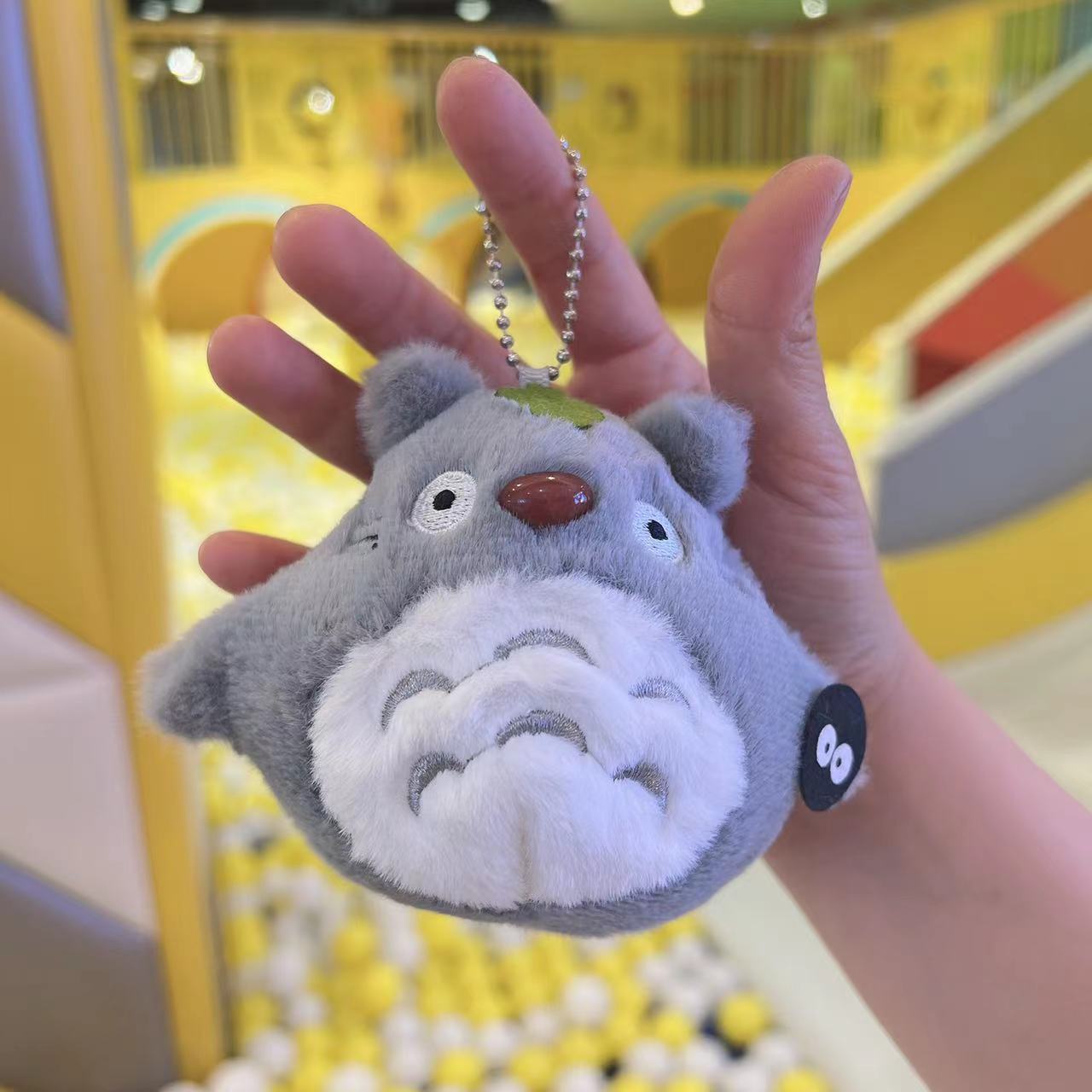 Cross-Border Totoro Pendant Japanese Plush Doll School Bag Pendant Keychain Bag Car Doll Gift Wholesale