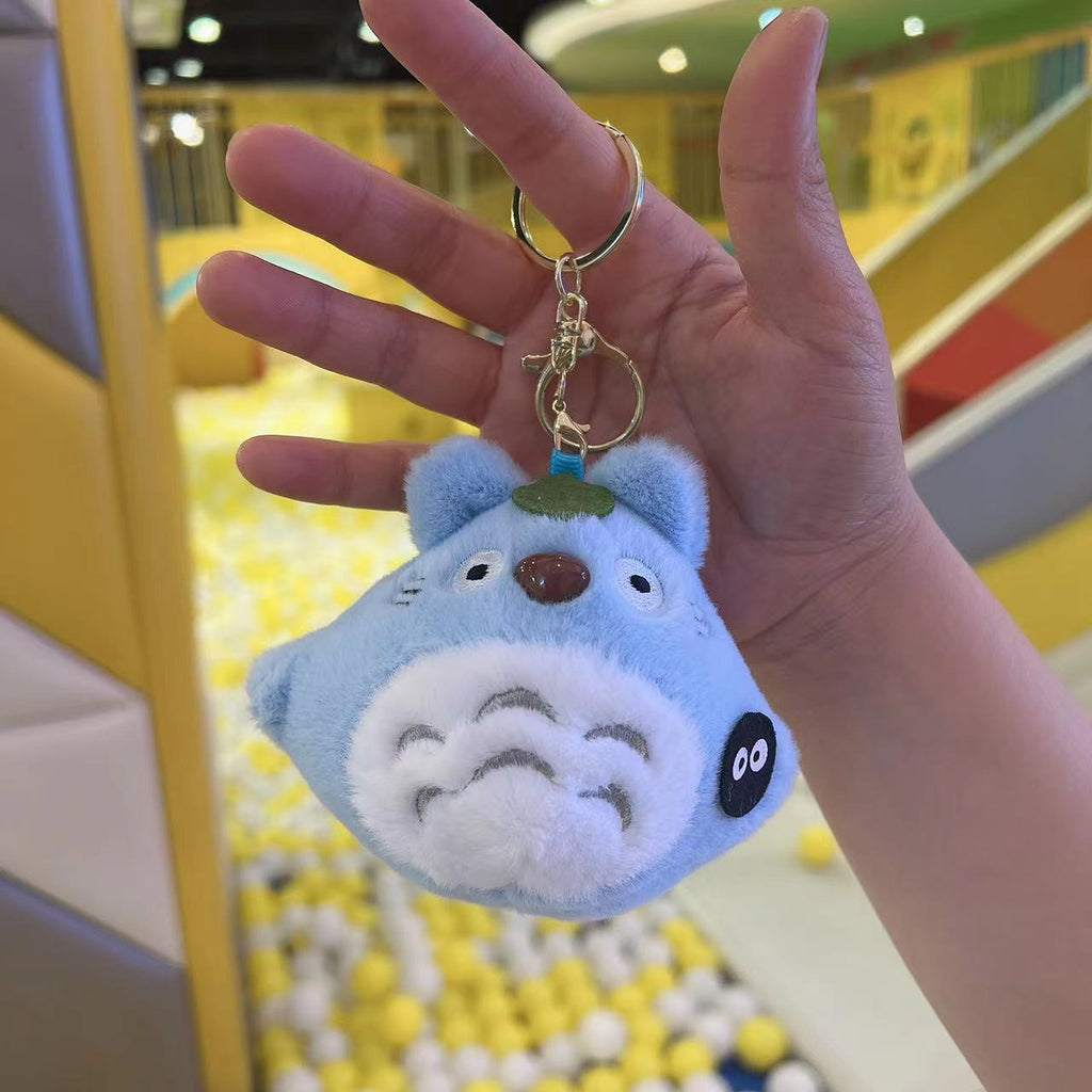 Cross-Border Totoro Pendant Japanese Plush Doll School Bag Pendant Keychain Bag Car Doll Gift Wholesale