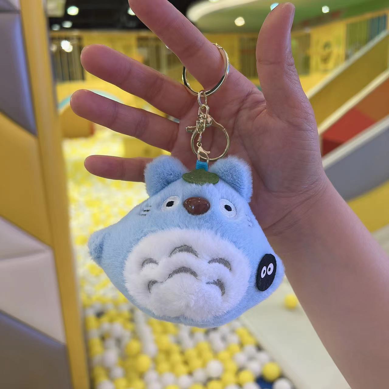 Cross-Border Totoro Pendant Japanese Plush Doll School Bag Pendant Keychain Bag Car Doll Gift Wholesale