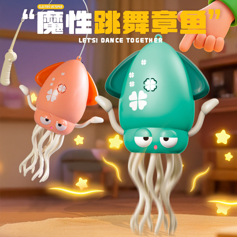 Popular Magical Dancing Octopus Electric Decompression Squid Children's Sensor Escape Automatic Obstacle Avoidance Octopus Toy